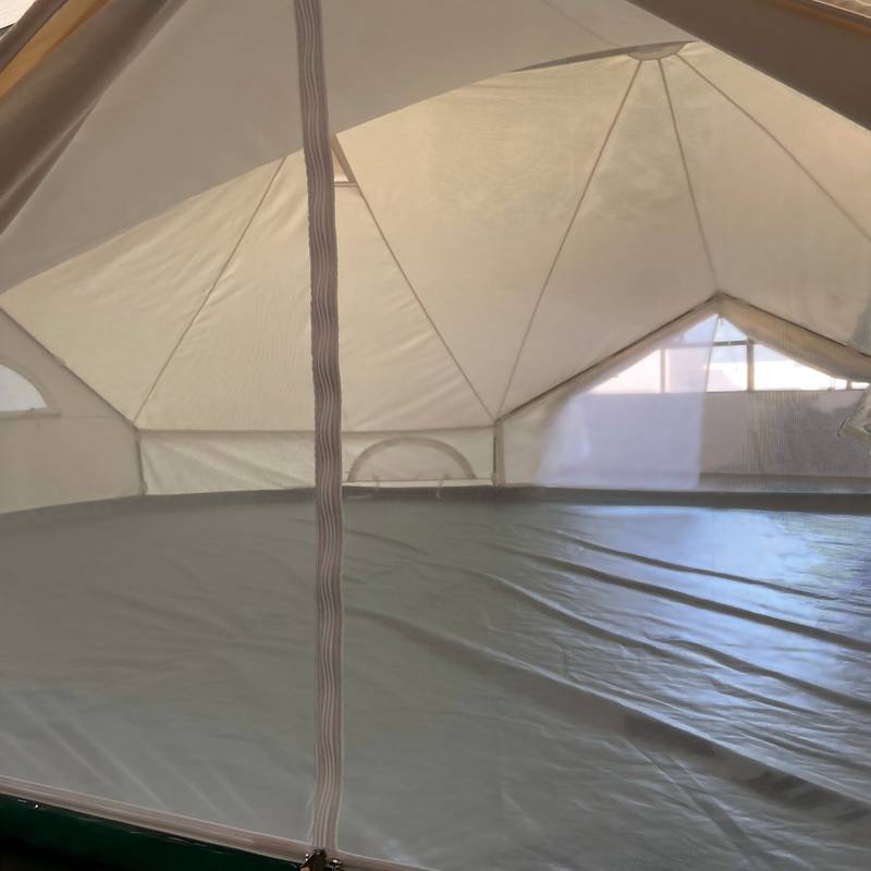 Spacious Canvas Glamping Tent for Family Adventures