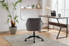 Chic Velvet Rolling Desk Chair