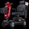MAX PLUS RED Compact Outdoor Scooter with Basket & USB Charger