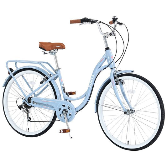 Vibrant Women's 7-Speed Steel Bicycle