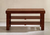 Cherry Wood Shoe Bench