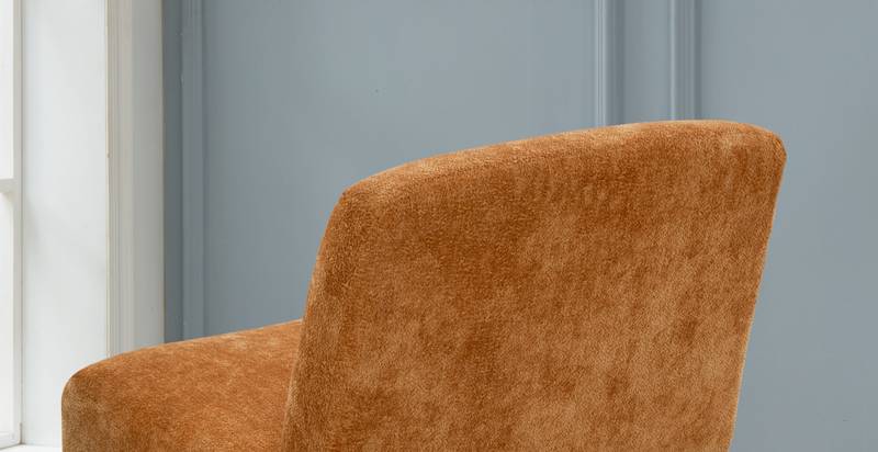 Cozy Orange Accent Chair