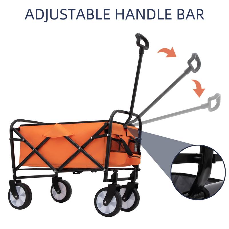 Versatile Collapsible Beach Wagon with Liner Bags