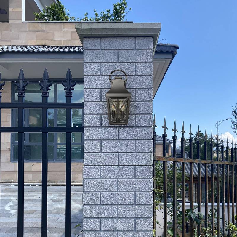 Sleek Black Outdoor Wall Light