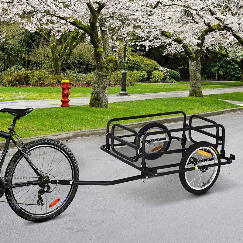 Heavy-Duty Bike Cargo Trailer - Foldable and Versatile