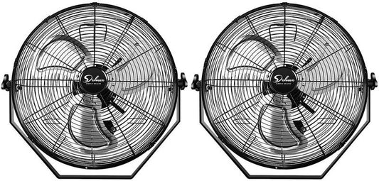 Breeze Boost Wall-Mount Fans - Twin Pack