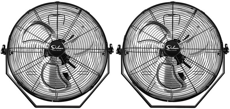 Breeze Boost Wall-Mount Fans - Twin Pack
