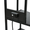 Illuminate Corner Shelf with USB & Glass Holder