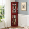 Luminous Corner Curio Cabinet