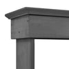Charming Gray Garden Potting Table with Storage