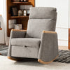 Cozy Accent Rocking Chair with Footrest
