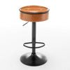 Stylish Swivel Bar Stools - Set of Two