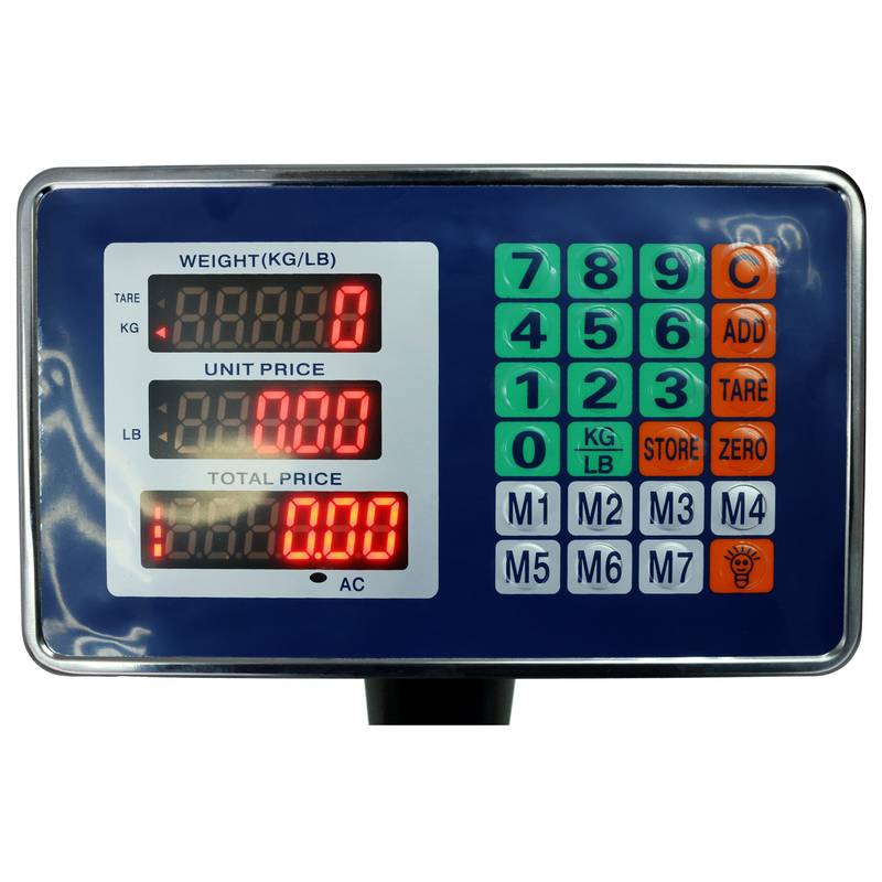 Smart Weight Scale: Accurate Floor Platform with Price Calculator