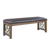 Raphaela Chic Bench in Black and Cherry