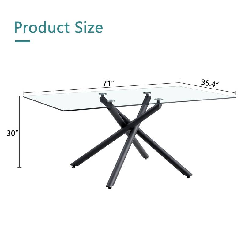 Sleek Glass Dining Table for Stylish Gatherings