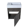 Elegant Wall-Mounted Vanity with Soft-Close Cabinet and Sleek Sink