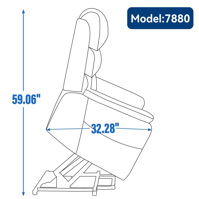 Cozy Power Lift Recliner with Heat & Massage