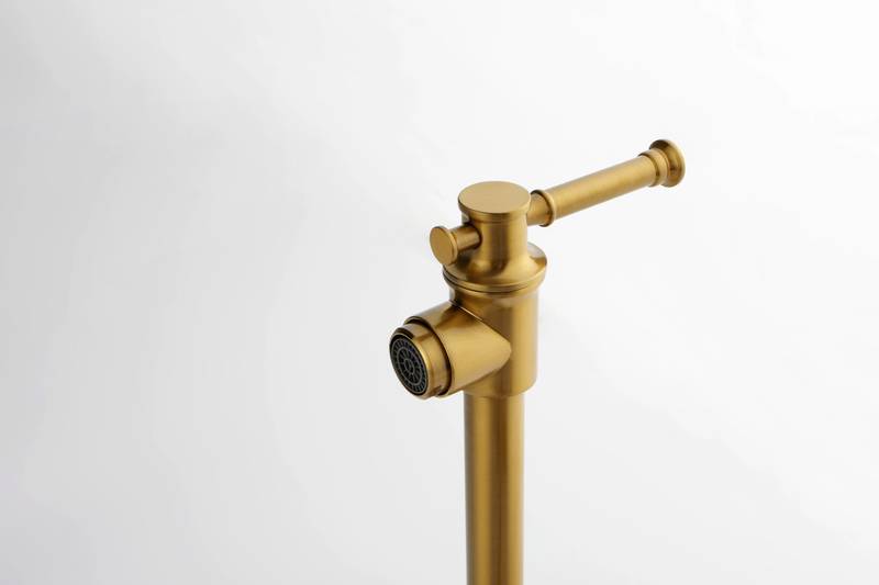 Wall-Mounted Brass Pot Filler Faucet
