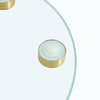 Gold Touch Rotating Glass Tray