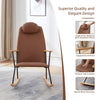 Cozy Rocking Chair with Adjustable Headrest