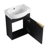 Cozy Compact Bathroom Vanity with Soft Close Doors & Sink