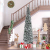 Frosted Slim Christmas Tree