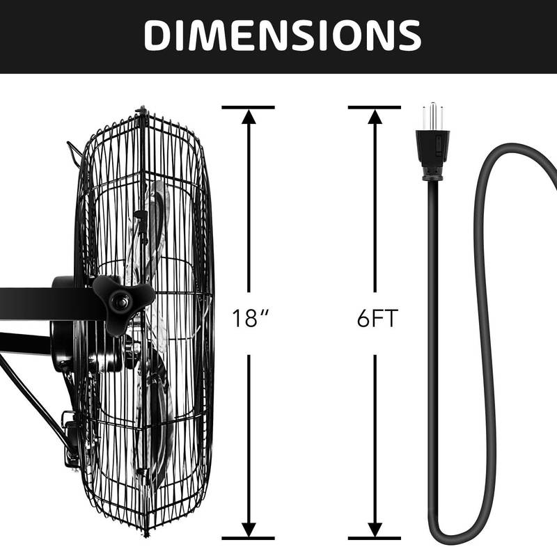 High-Performance Wall Mount Fan for Any Space