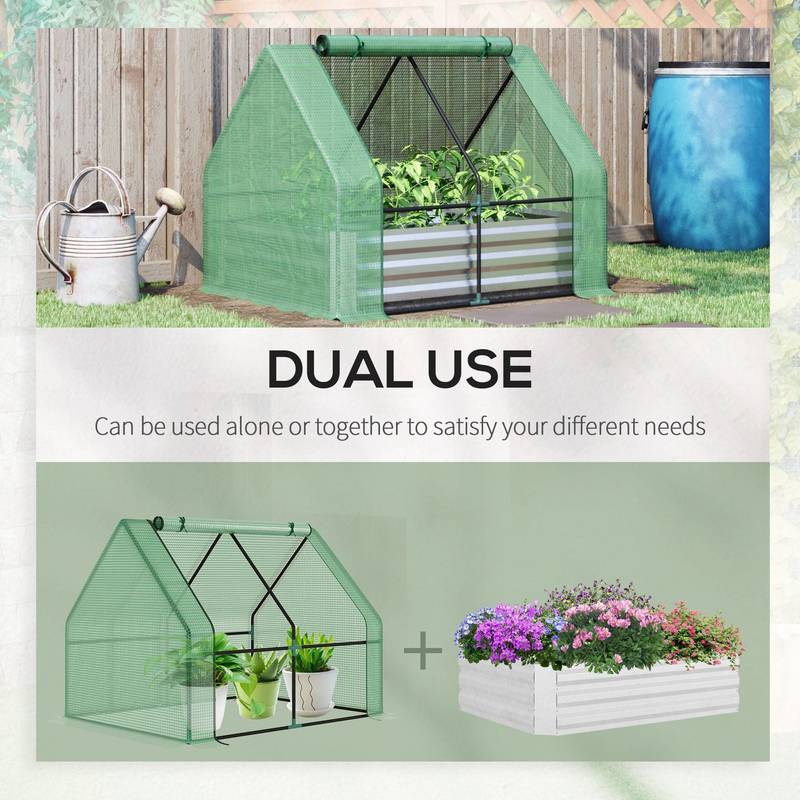Outsunny Mini Greenhouse Garden Bed - Grow Your Own Essentials!