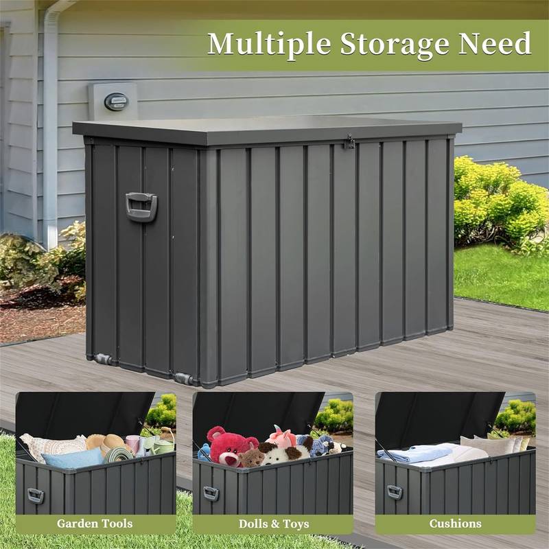 Weatherproof Outdoor Storage Box - Perfect for Cushions & Gardening Gear