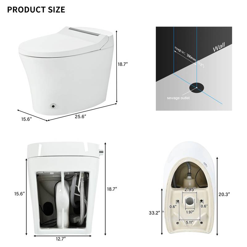 Heated Comfort Smart Toilet