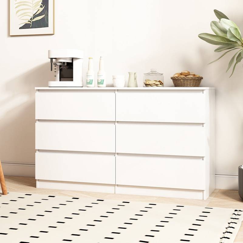 Spacious 6-Drawer Dresser Chest