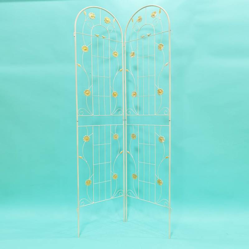 Flower Power Trellis Duo - Rustproof Climbing Support for Your Garden