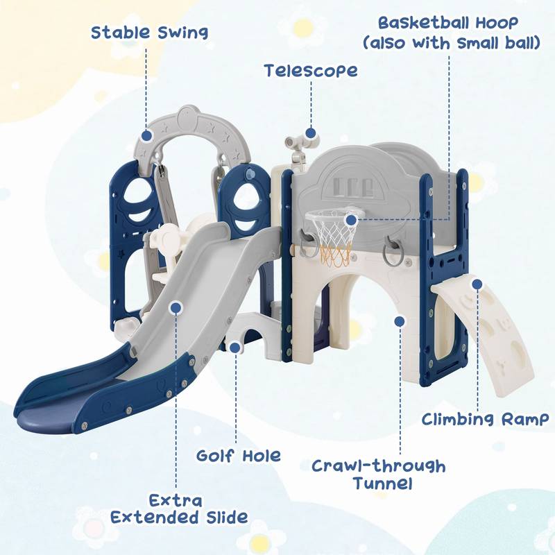 Ultimate Toddler Adventure Set: Slide, Swing, and Play!