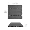 Easy Care Composite Deck Tiles – Dark Grey Outdoor Flooring Solution