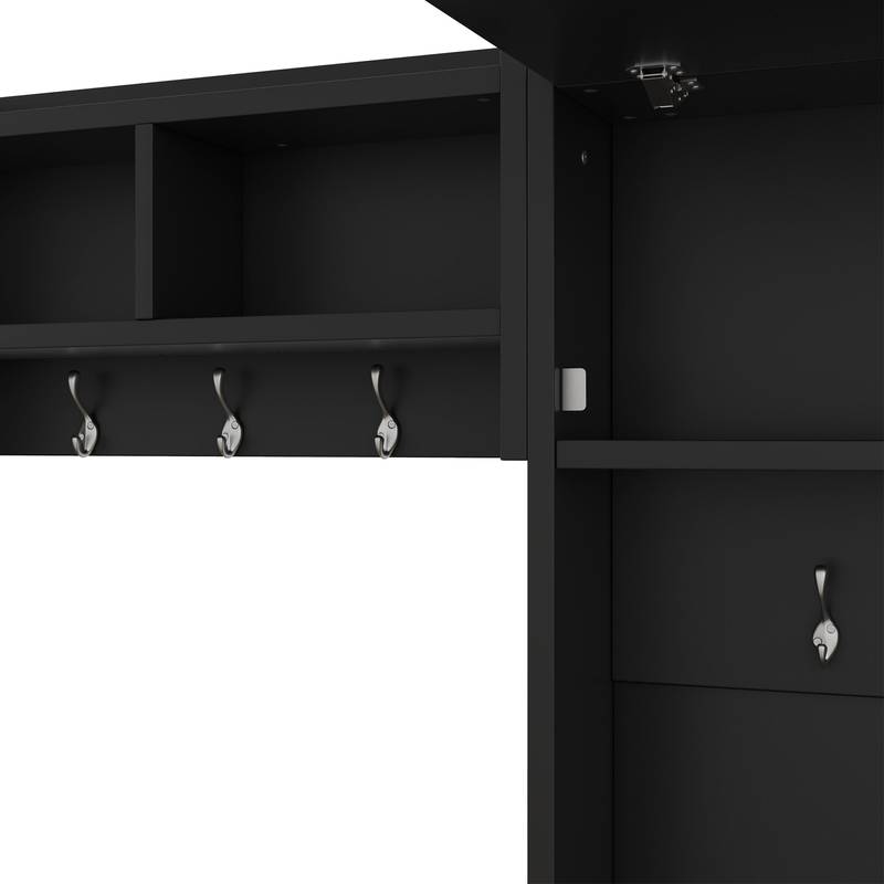 Versatile Hall Tree with Storage & Hooks