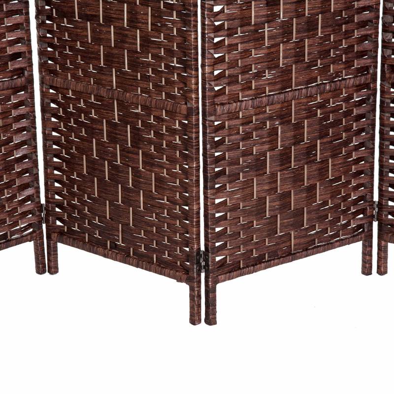 Cozy Wicker Room Divider - Stylish Privacy Screen