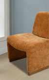 Cozy Orange Accent Chair