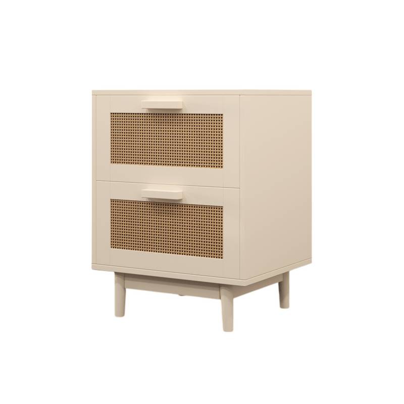 Rattan Charm Nightstand