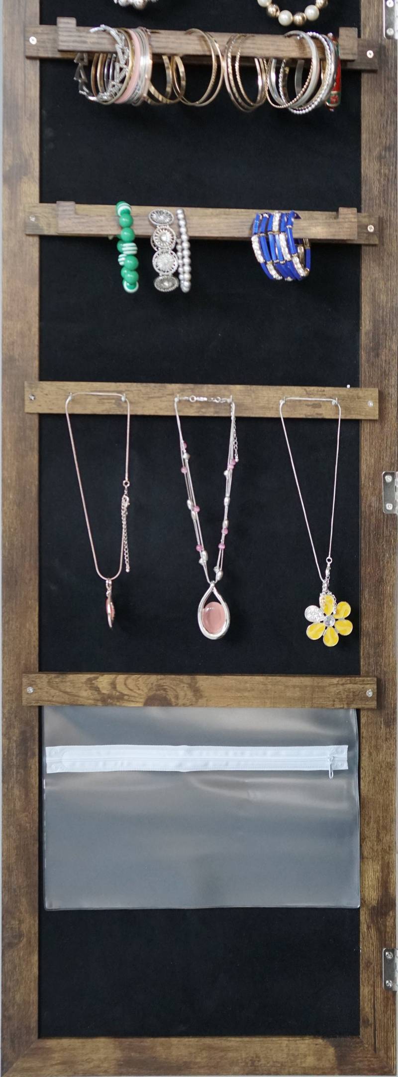 Spinning Glam LED Jewelry Cabinet