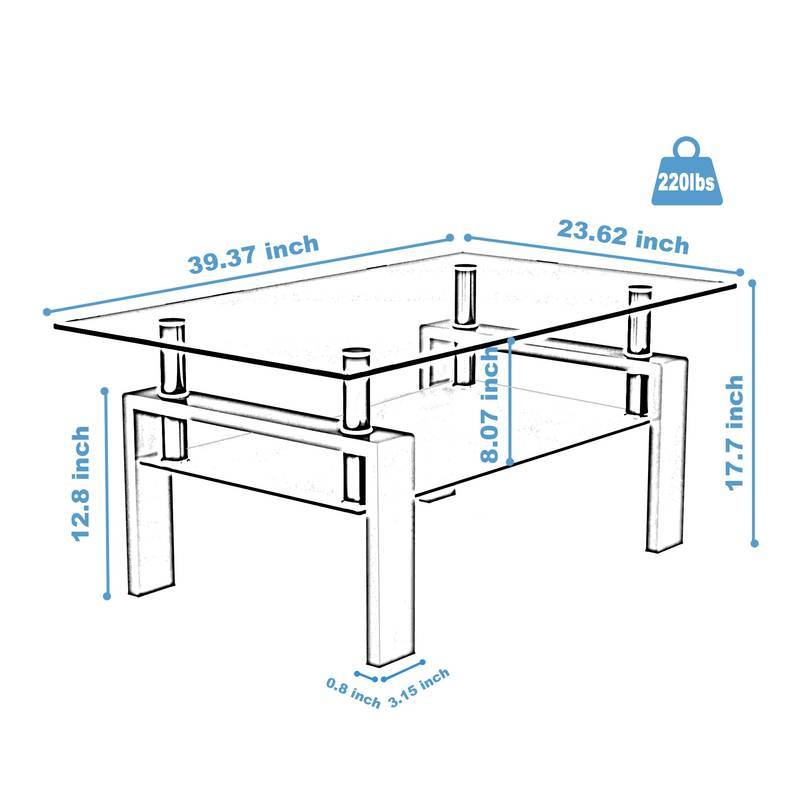 Chic White Coffee Table for Modern Living Rooms