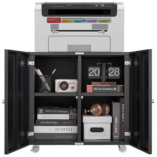 Rolling Printer Stand & File Cabinet