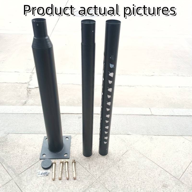 BrightSky Hollow Lamp Post - Stylish Solar Outdoor Light