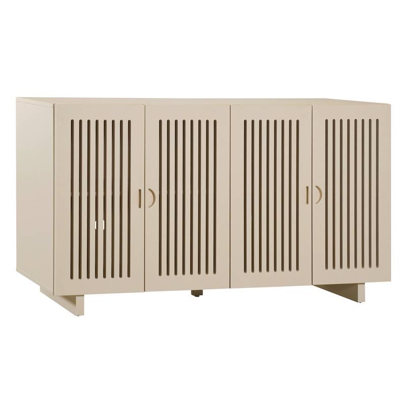 TREXM Chic Sideboard with Smart Storage and Stylish Hollow Doors