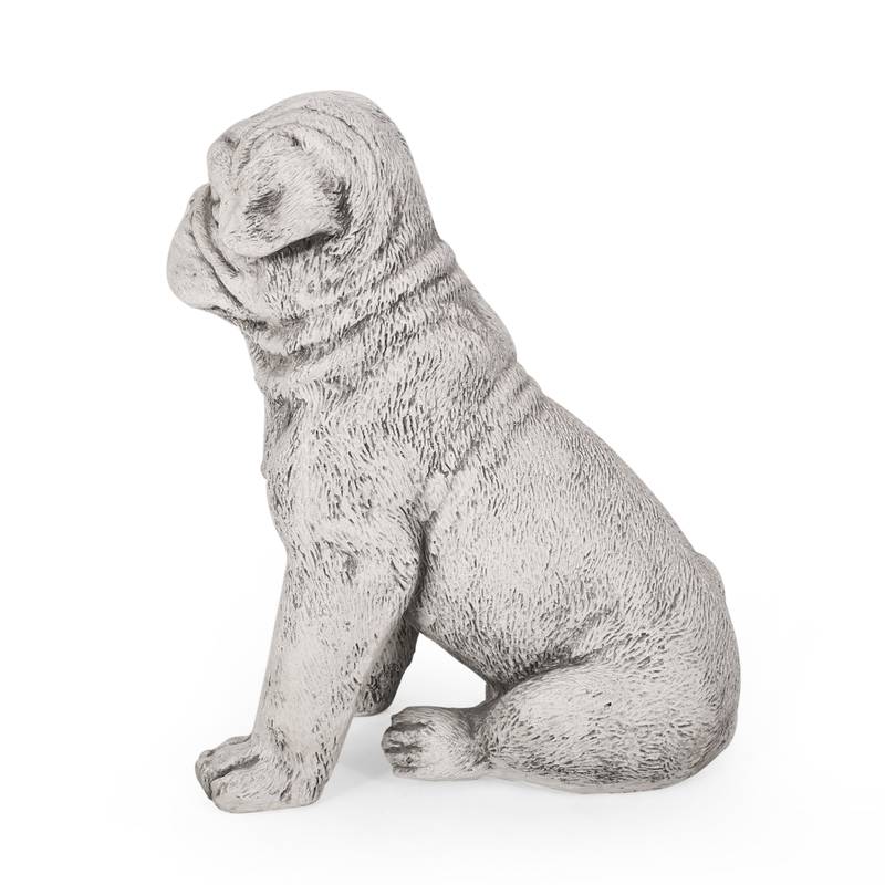 Paw-sitively Adorable Weatherproof Dog Statue