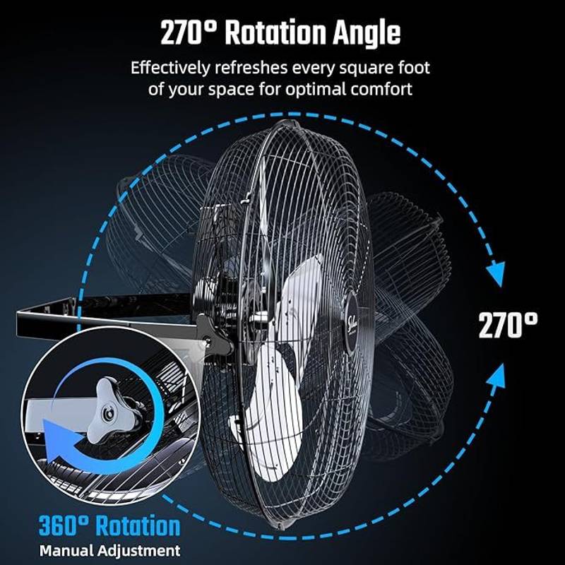 PowerUp Wall-Mount Fan