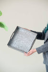 Chic Gray Nesting Trays Set