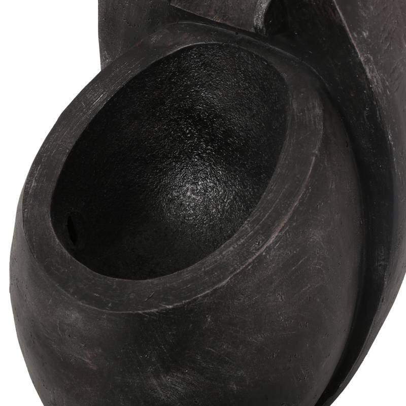 Radiant Gray Outdoor Fountain