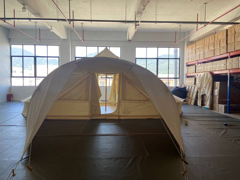 Cozy Canvas Bell Tent for All Seasons
