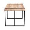 Rustic Industrial Wood Dining Table for Cozy Gatherings