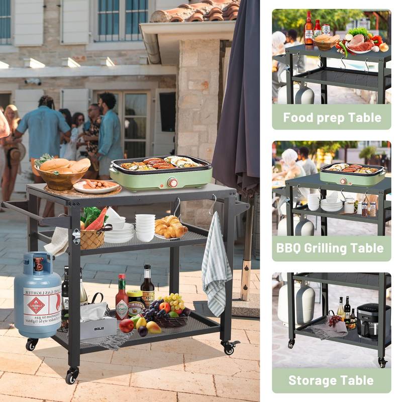 Outdoor Grill Master Cart